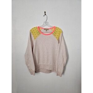 Democracy Multi Color Cream‎ Pullover Women's Size Medium
